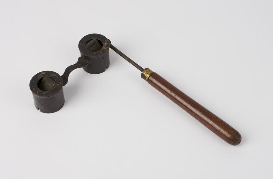 Optical instrument with wood handle