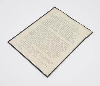 Gallery label for radium teletherapy apparatus from Science Museum atomic physics gallery