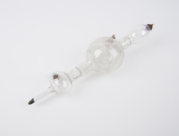 Glass discharge tube