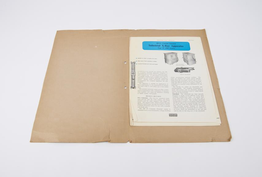 Technical Literature Master File for TF 1578
