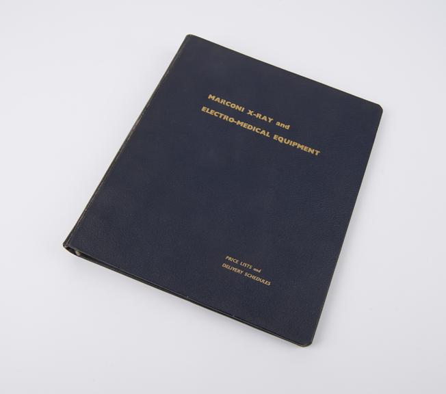 Marconi X-ray and Electro-medical Equipment folder