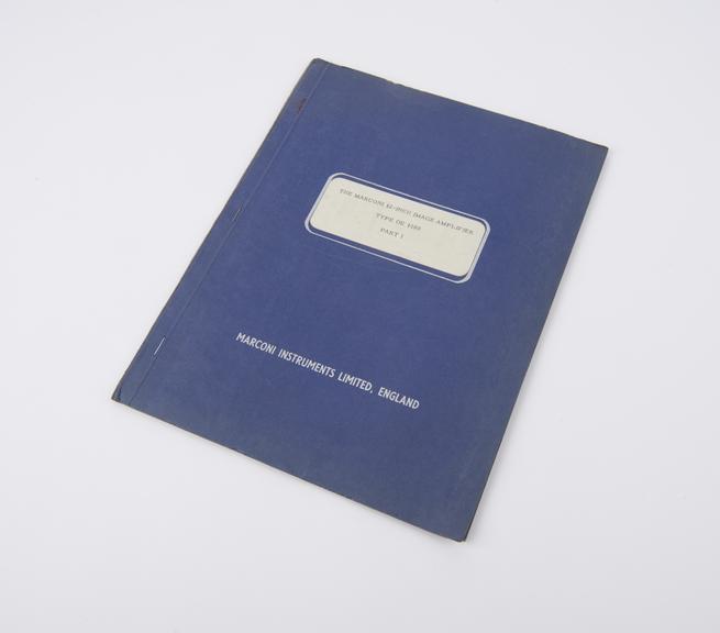 Marconi 12-inch Image Amplifier folder