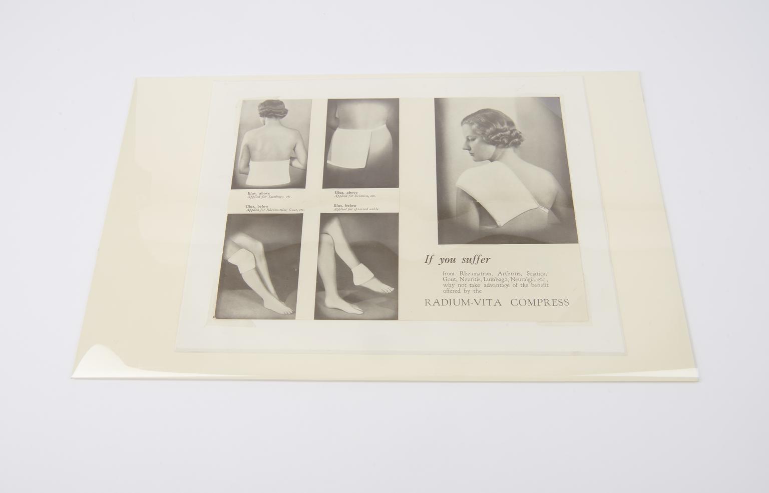 Leaflet for Radium-Vita Compress
