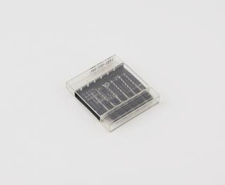 Box of broach reamers by Micro-Mega