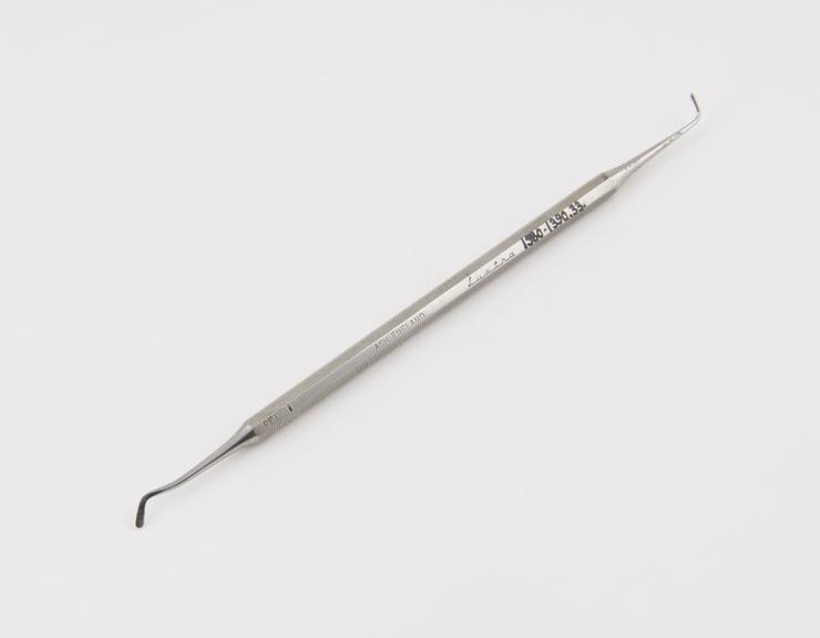 Dental plastics instrument, double ended, No. PF1