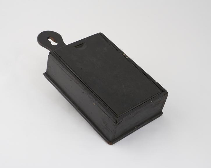 Tinder-box (length 13 1/2 ins) of wood