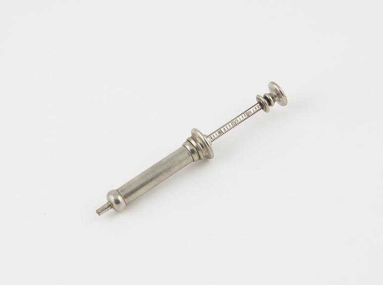 Dental anaesthetic syringe, nickel plated brass