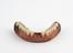 Full lower denture, vulcanite with porcelain teeth, English