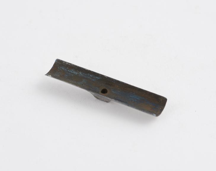 Sliding plate from shaft of dental key(?), steel, English