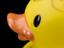 Toy duck used in preparation for the Rosetta probe mission, 2014