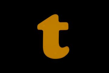 "t" from Band on the Wall music venue sign