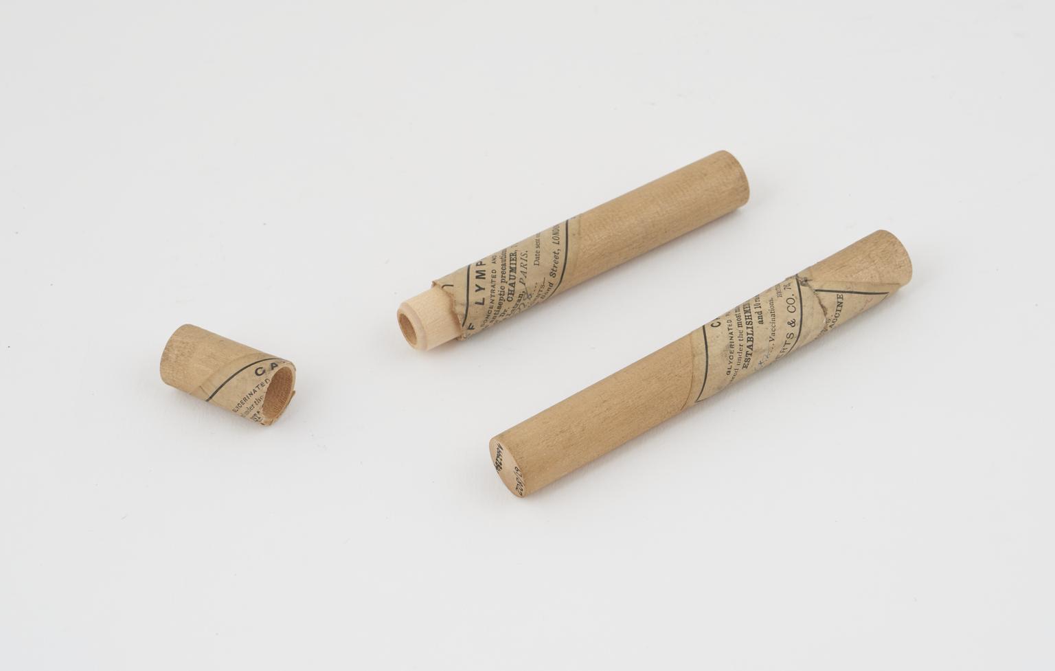 Two Wooden tubes