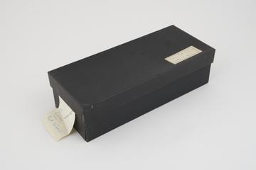 Collection of histological slide sections in black box