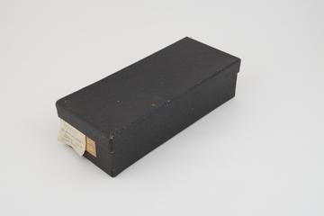 Collection of histological slide sections in black box