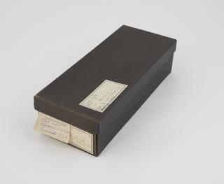 Collection of histological slide sections in black box