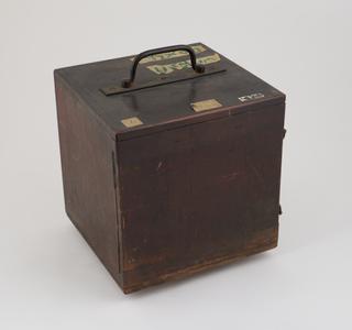 Microtome in wooden case
