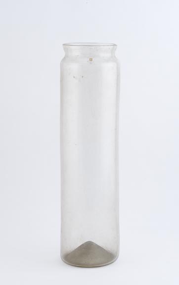 Glass pharmacy flask, Italian, 17th or 18th century