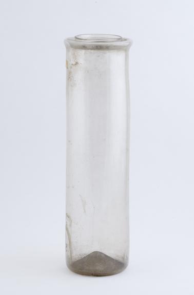 Glass pharmacy flask, Italian, 17th or 18th century