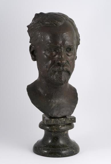 Copy of bust of Pasteur by N. Aronson and A