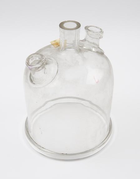 Bell-jar, clear glass, European, second half 19th century