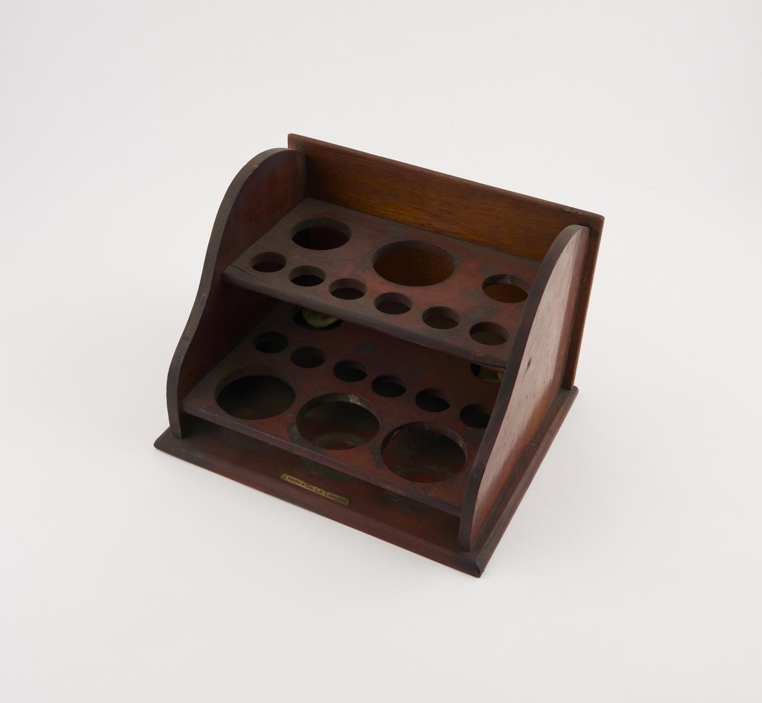 Test Tube Tea Rack Test tube rack | Science Museum Group Collection