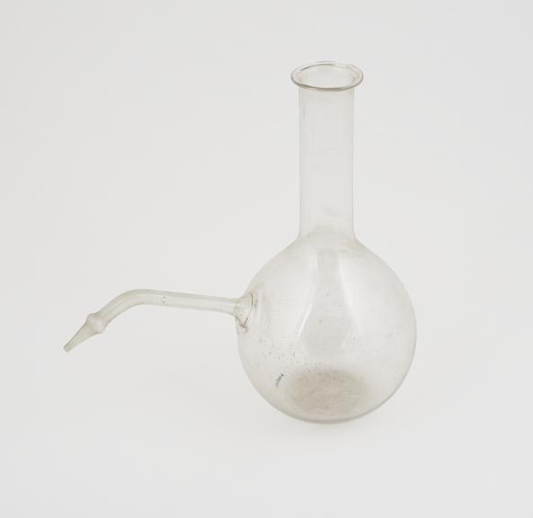 Glass flask, possibly used by Lister