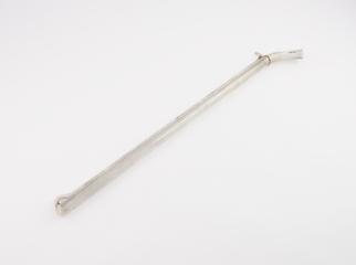 One clear glass burette with graduated scale marked in cc's from 0 to 25