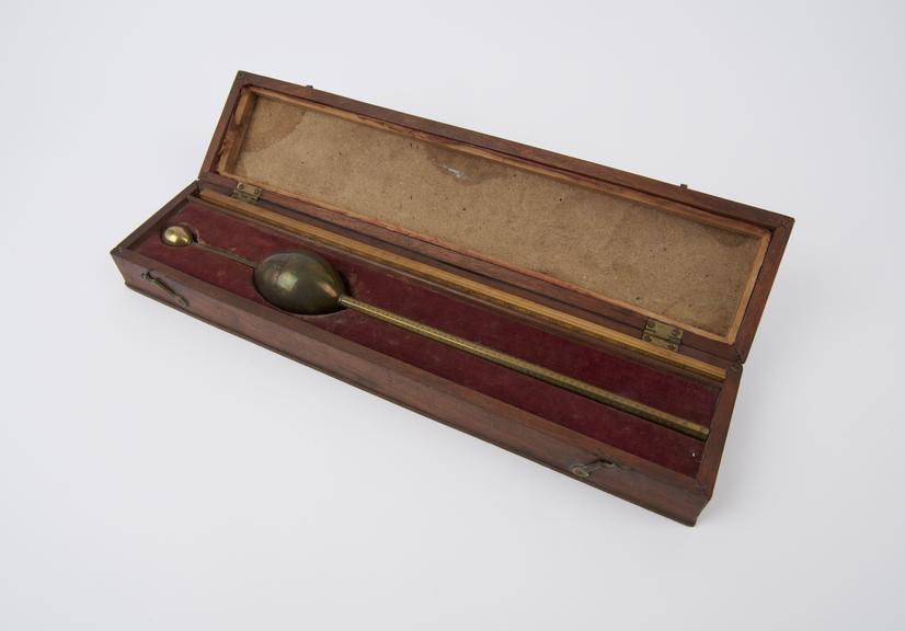 Hydrometer in case by F. Harris, London, British