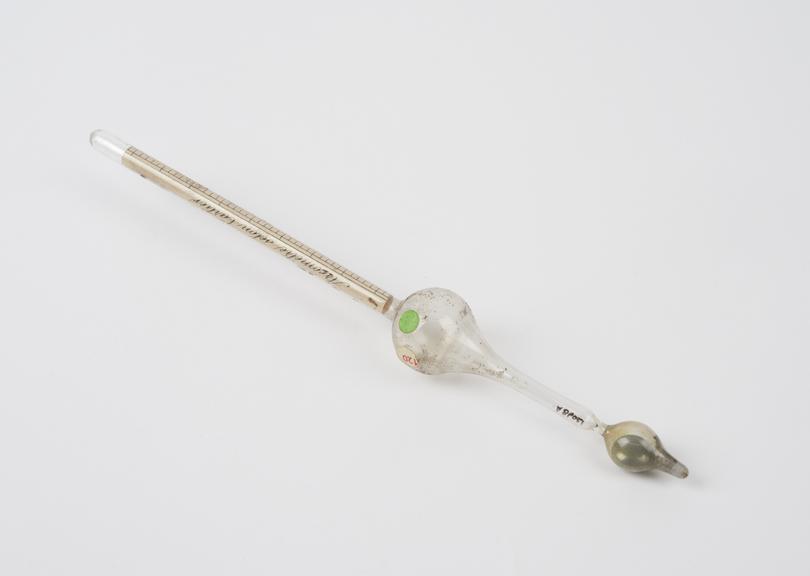 Glass Cartier hydrometer