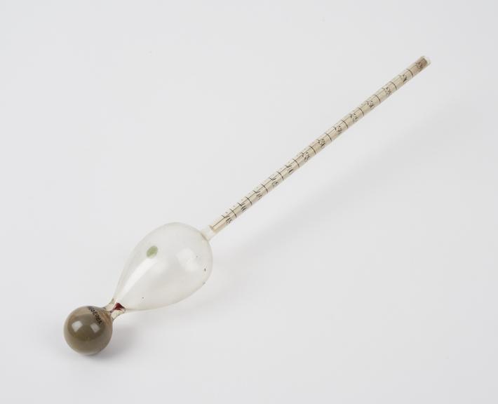 Twaddle hydrometer, made by J. Woolley, Son and Co