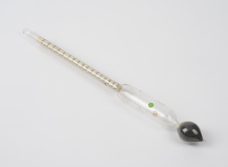 Hydrometer made by Tissier, French, 1830-1920