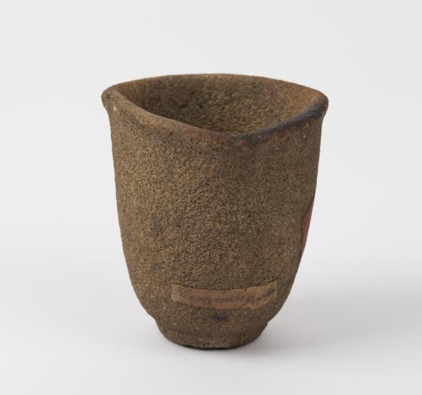 Unglazed earthenware crucible