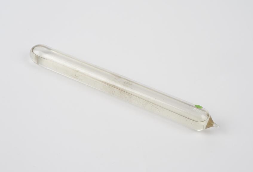 Hydrometer, glass with colourless liquid