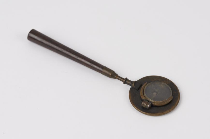 Liebriech's ophthalmoscope, not in case, with one small lens