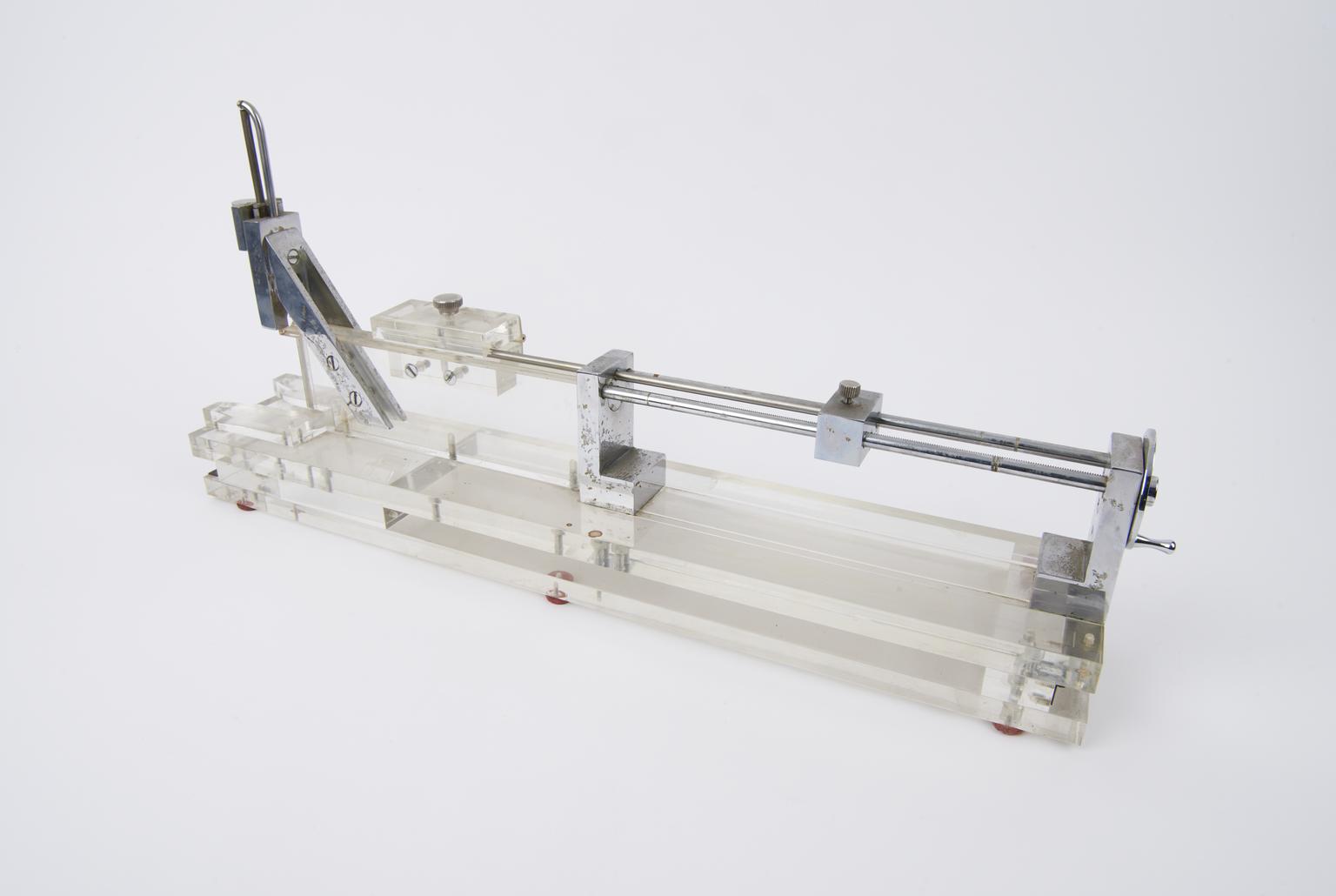 Perspex Machine Machine for slicing gels of perspex and steel | Science Museum Group ...