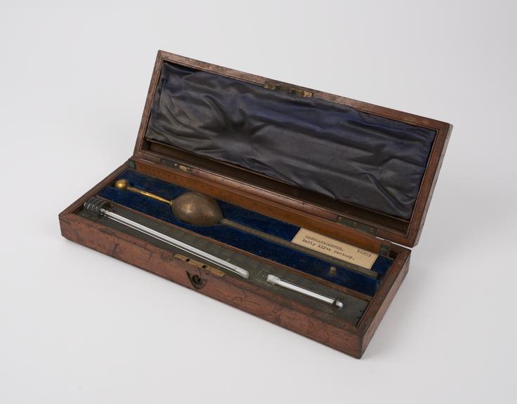 Hydrometer, saccharometer, brass, by T. O