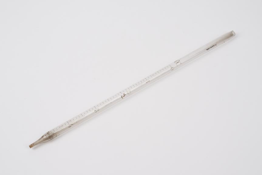 Pipette, graduated, glass