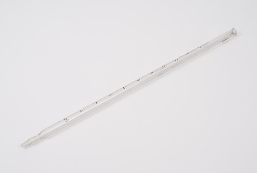 Pipette, graduated, glass