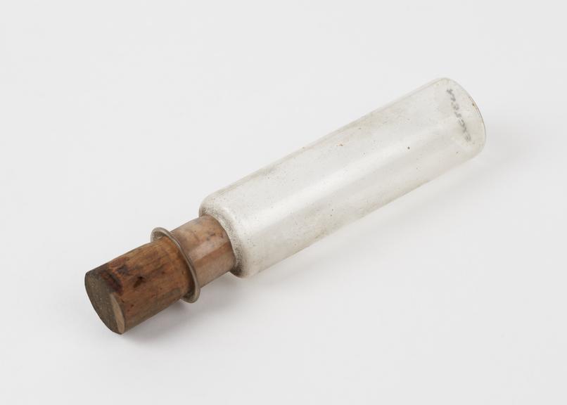 Test tube, clear glass, European, second half 19th century