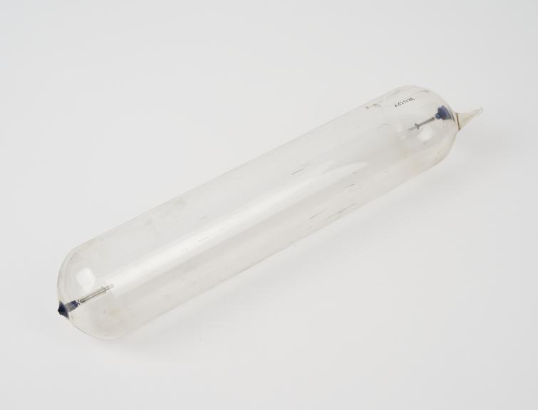 Discharge tube, glass, English, 1900-1925