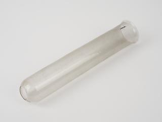 Test tube with broken base