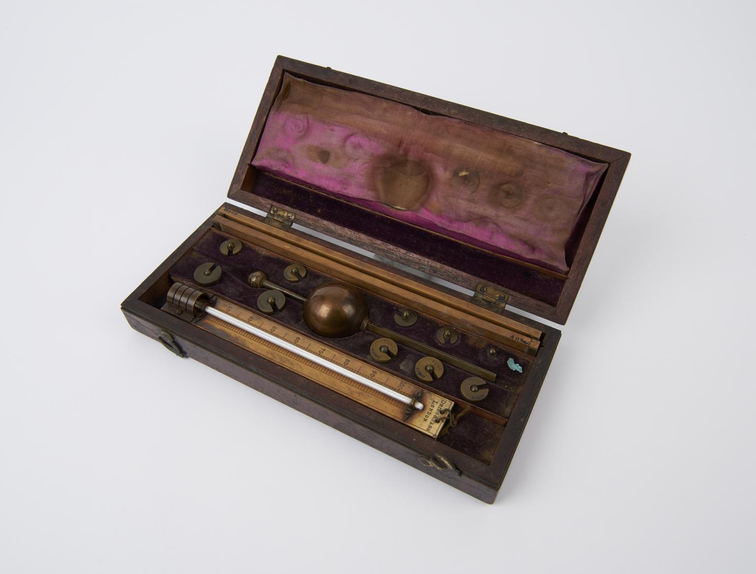 Hydro Meter Invention Hydrometer, in case | Science Museum Group Collection