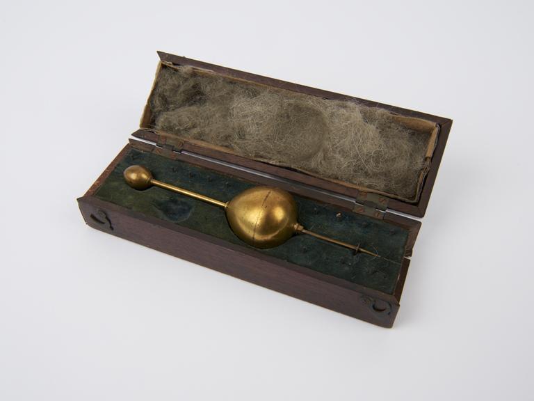 Sikes hydrometer in case, by R.B. Bate, London