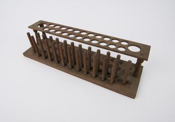 Wooden test tube rack