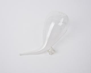 5 inch blown glass retorts c.1960 by Bayer Products Ltd.