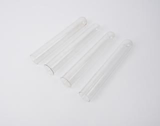 Four glass test tubes c.1950's