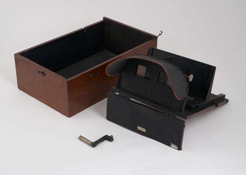 Stereoscope in wooden case