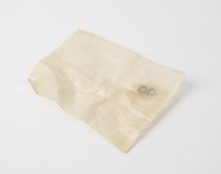 bag containing two balck circles