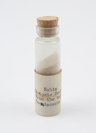 Specimen of compound derived from the constituents of natural substances belonging to F. B. Power