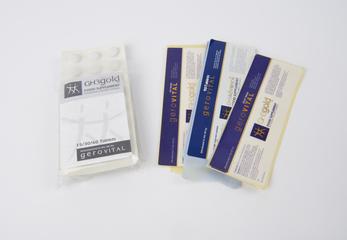Labels, information and blister packs for Gerovital food supplement